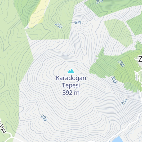 Map of Karadoğan Tepesi
