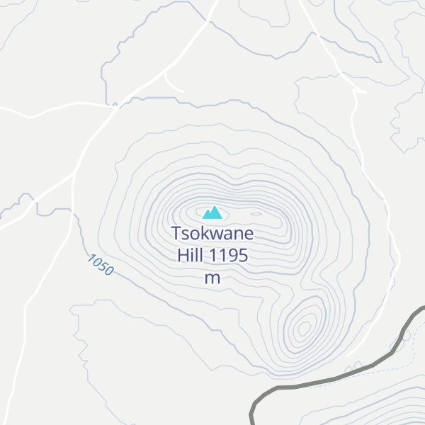 Map of Tsokwane Hill