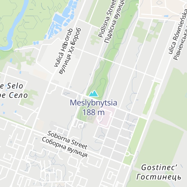 Map of Meslybnytsia