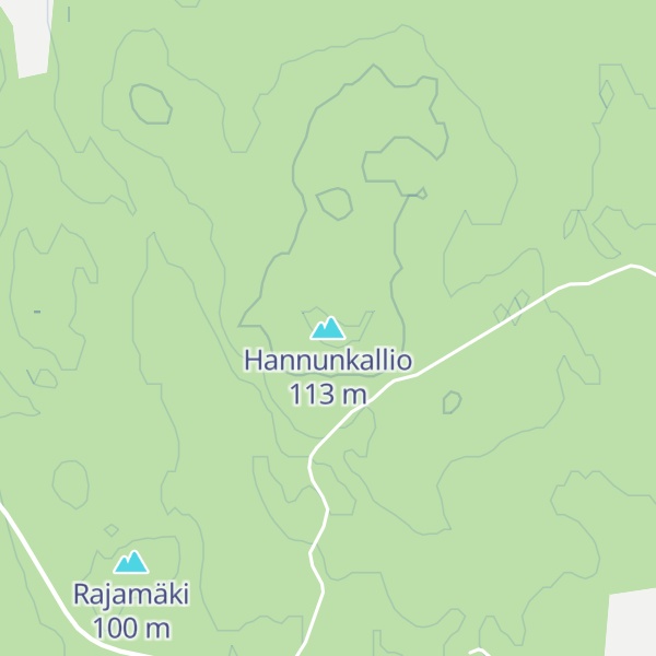 Map of Hannunkallio