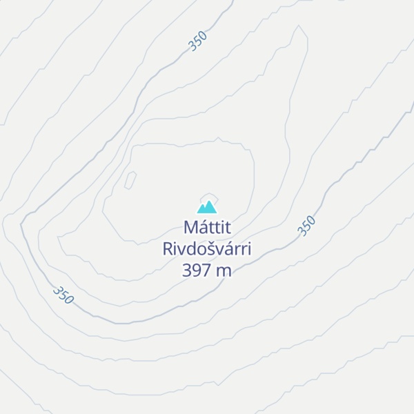 Map of Máttit Rivdošvárri