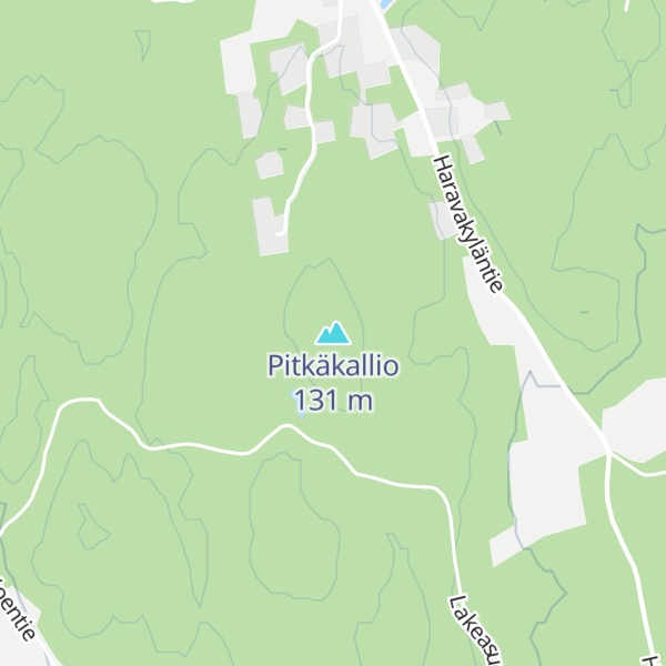 Map of Pitkäkallio