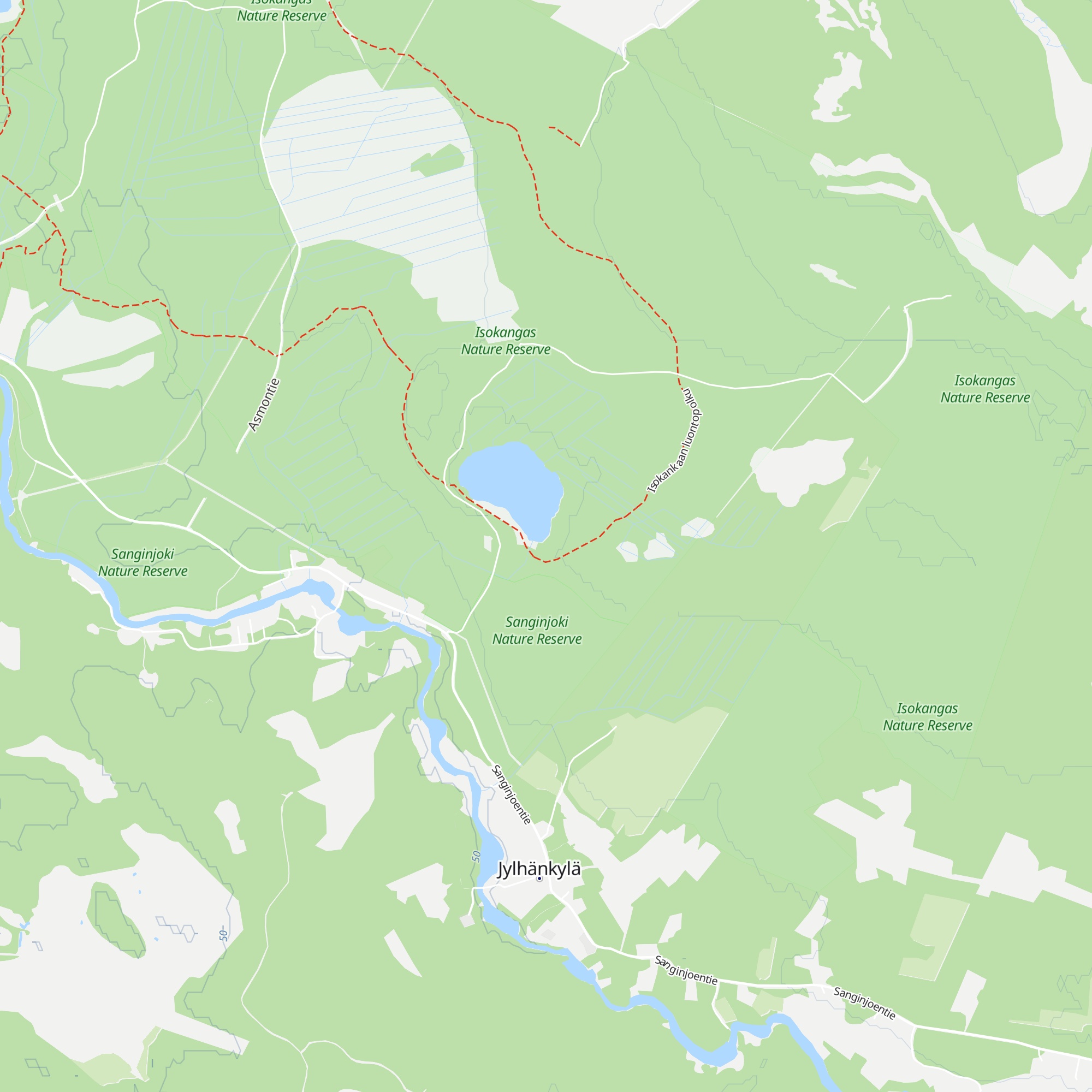 Ahinmaja map