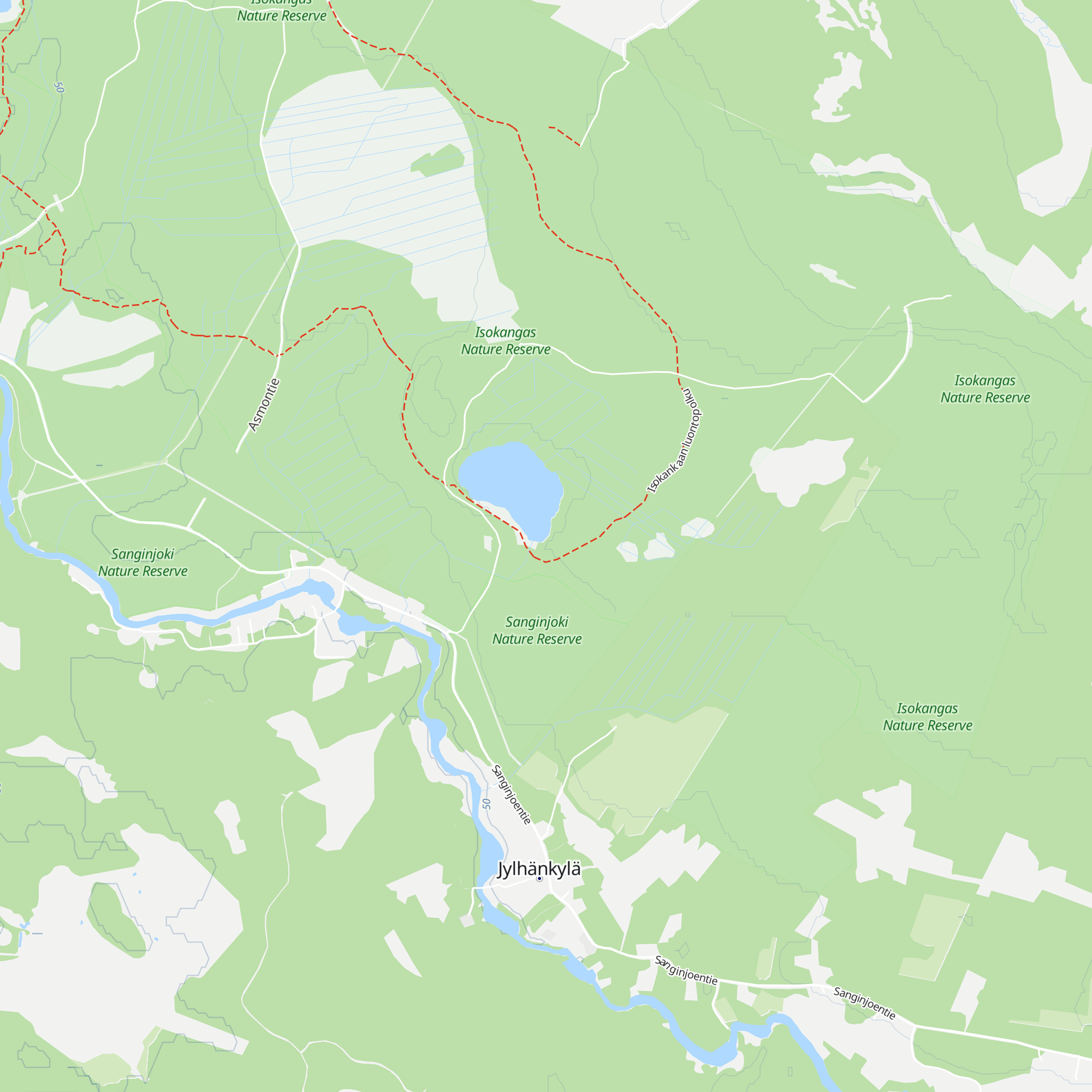 Ahinmaja map