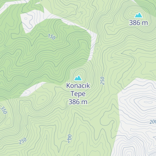 Map of Konacık Tepe