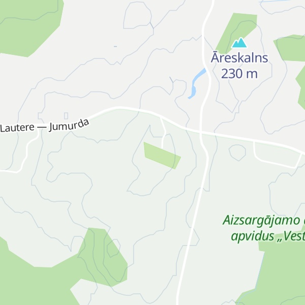 Map of Kapu kalns