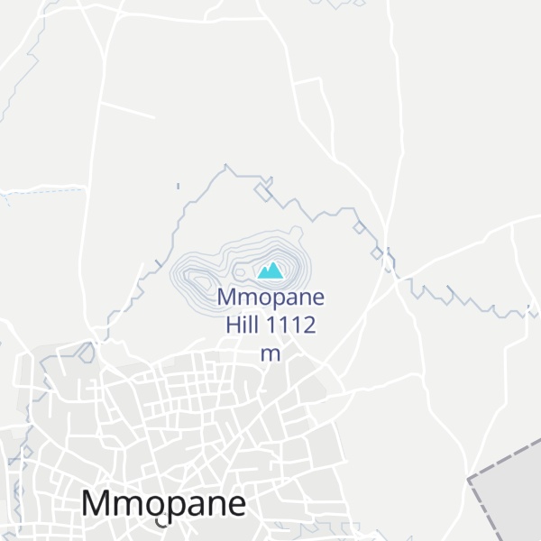 Map of Mmopane Hill