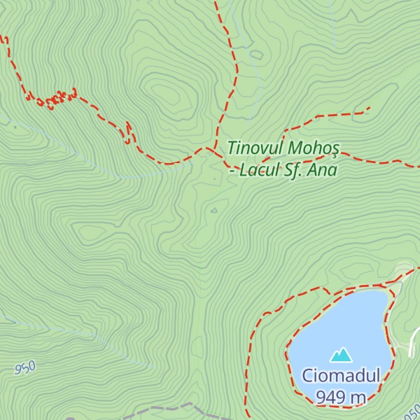 Map of Ciomatul Mic