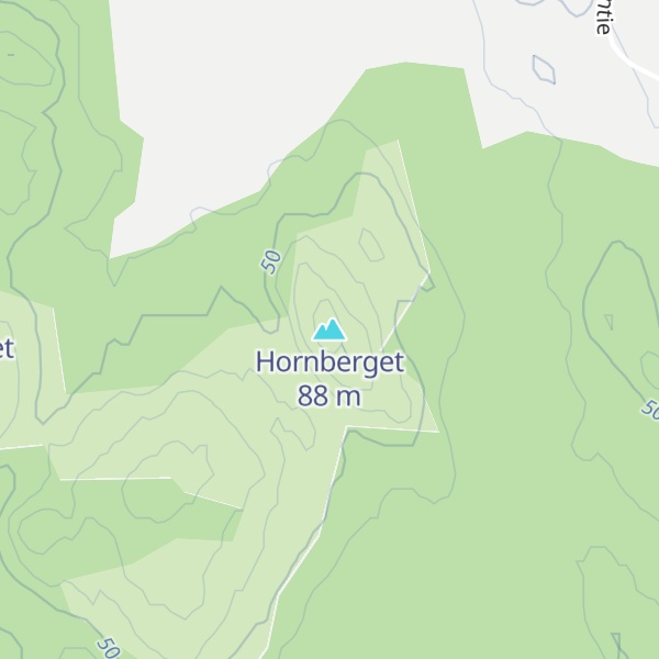 Map of Hornberget