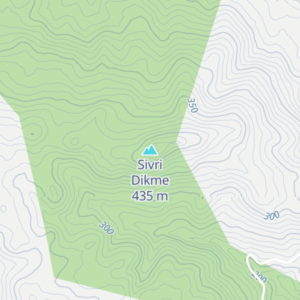 Map of Sivri Dikme