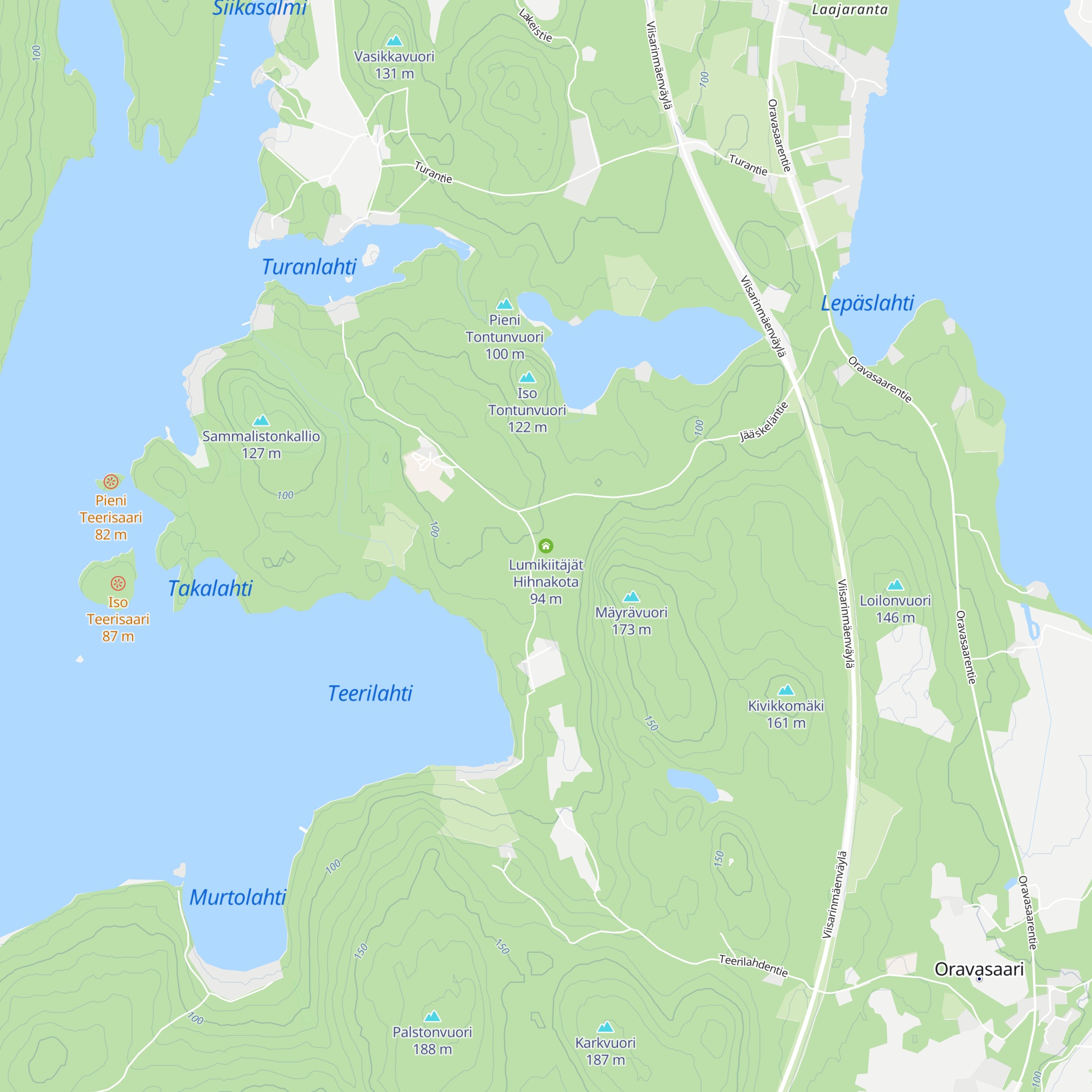 Lumikiitäjät Hihnakota map