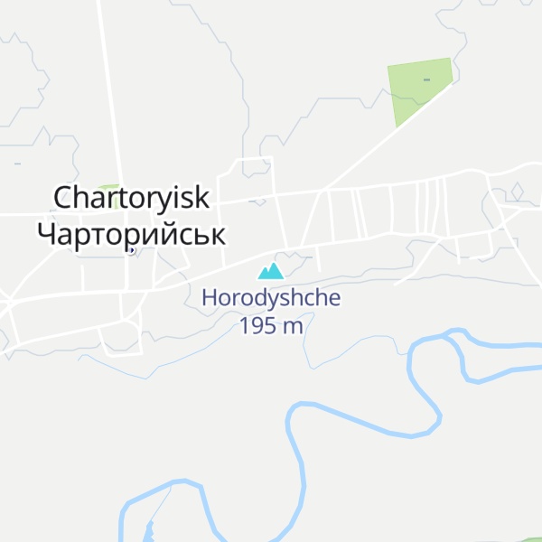 Map of Horodyshche