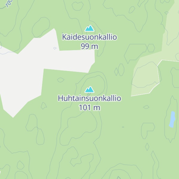 Map of Huhtainsuonkallio