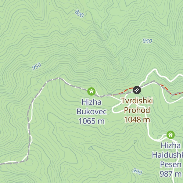 Map of Hizha Bukovec
