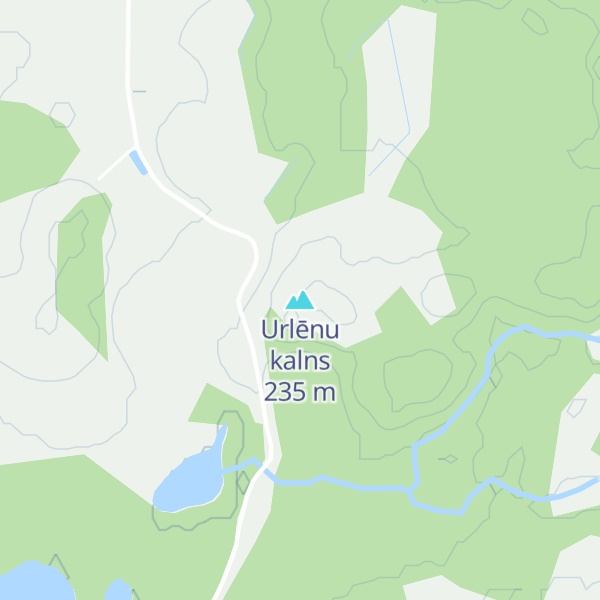 Map of Urlēnu kalns