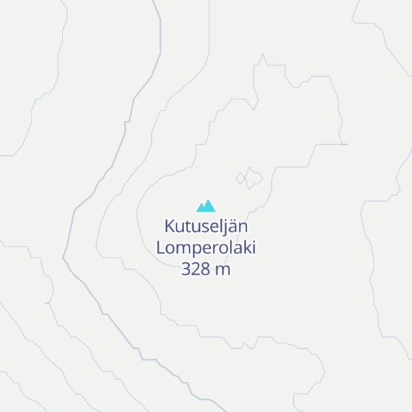Map of Kutuseljän Lomperolaki