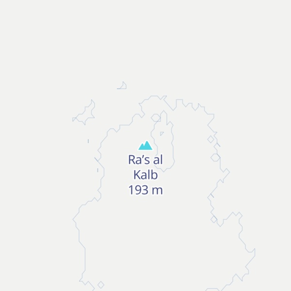 Map of Ra’s al Kalb