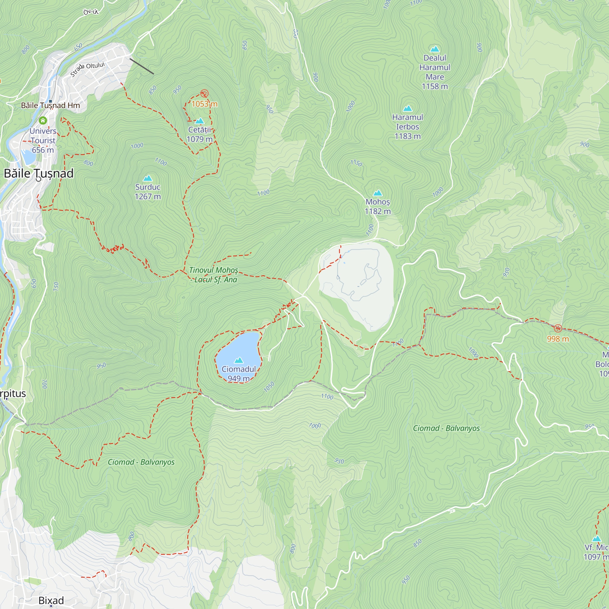 Cabana Sfânta Ana map