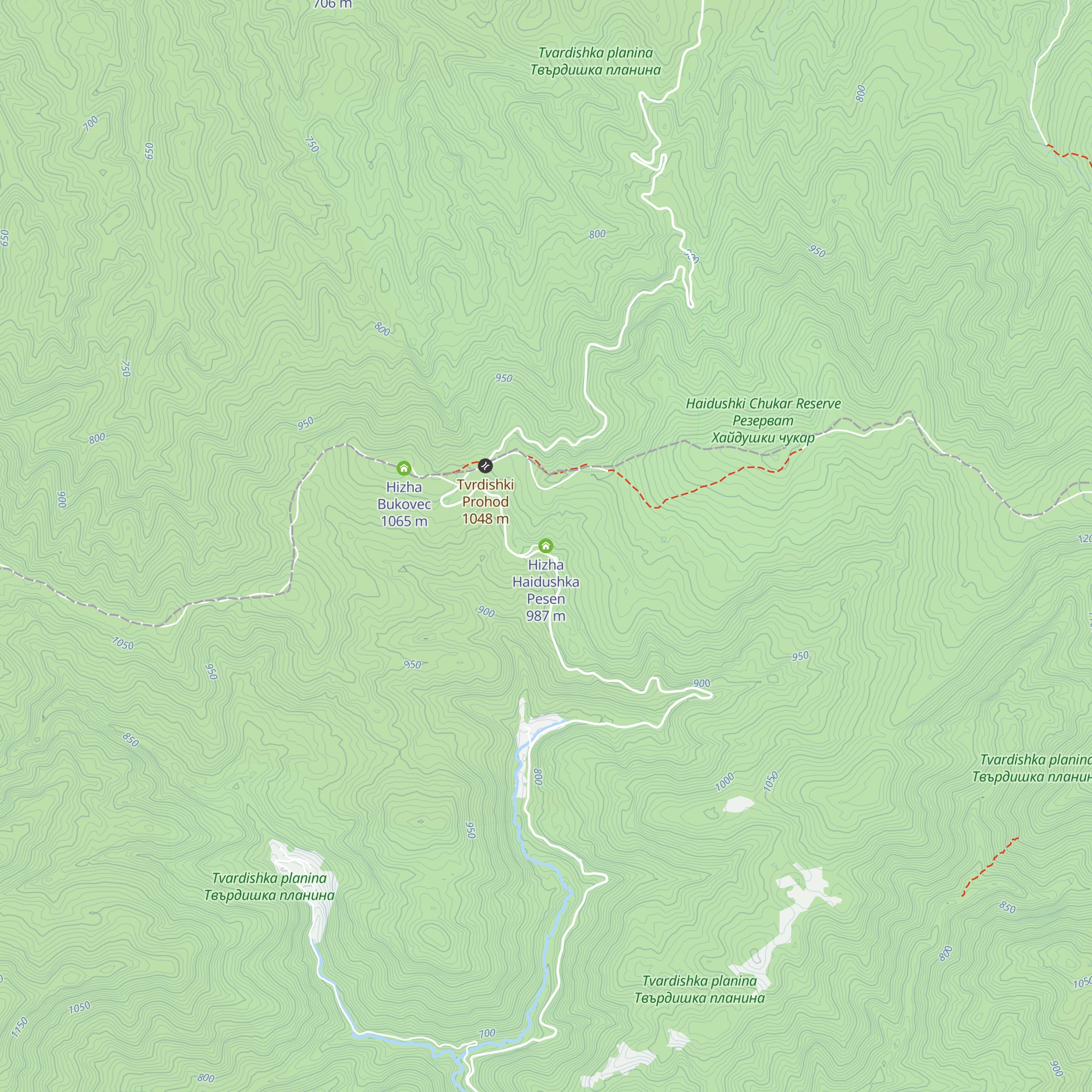 Hizha Haidushka Pesen map
