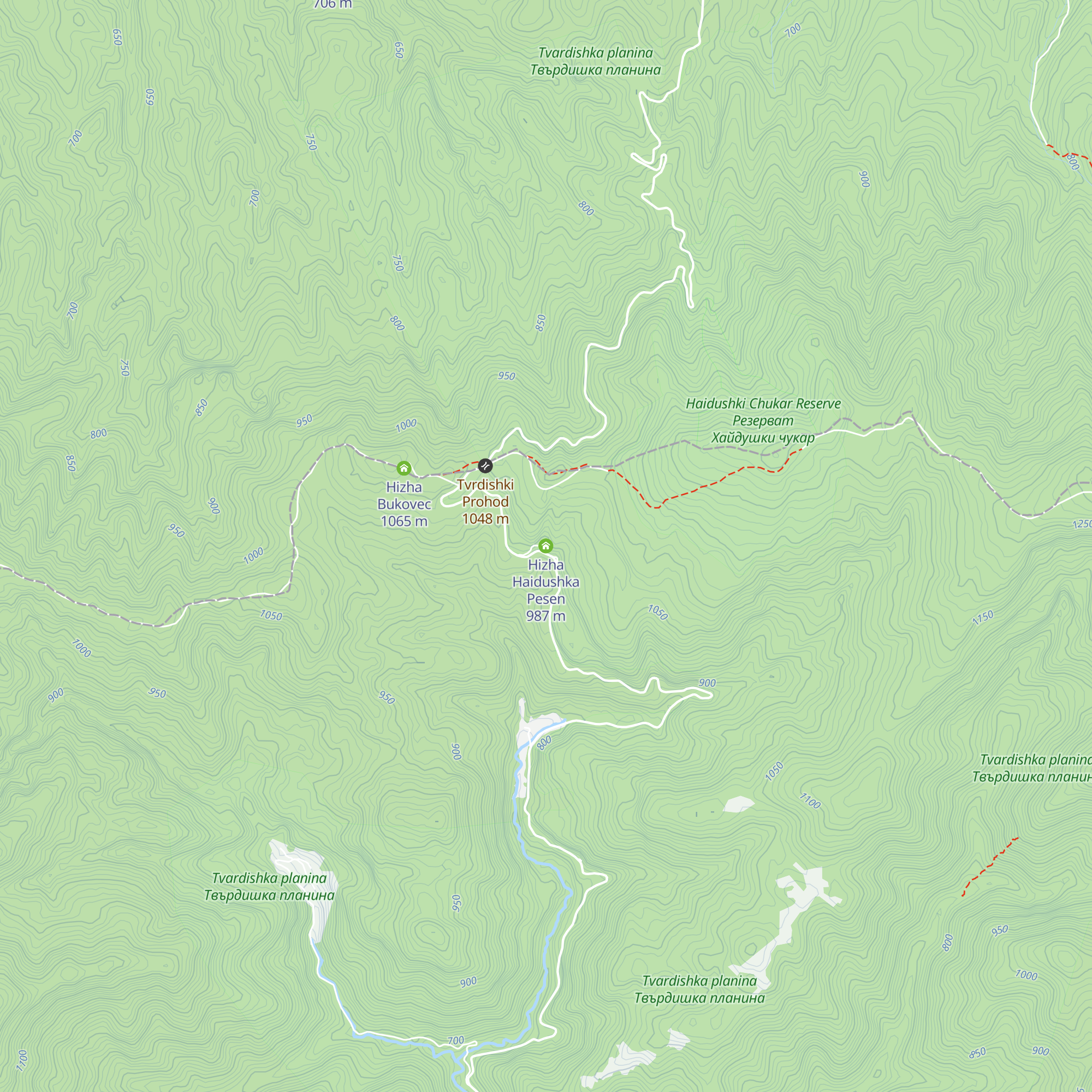 Hizha Haidushka Pesen map
