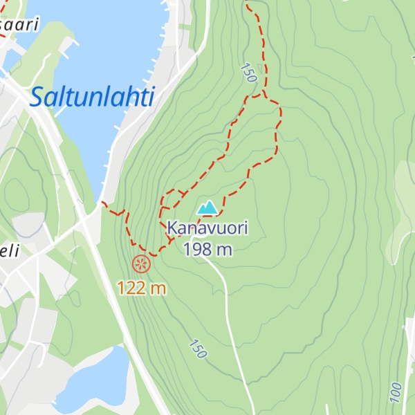 Map of Kanavuori