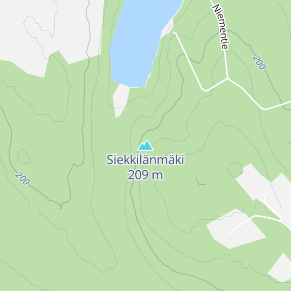 Map of Siekkilänmäki