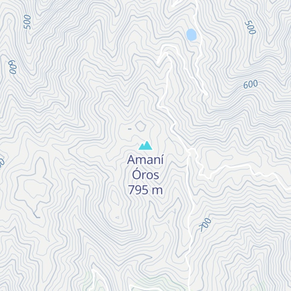 Map of Amaní Óros