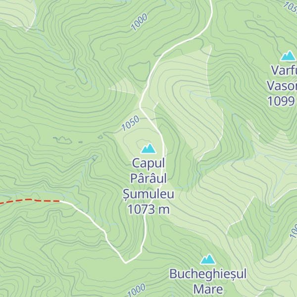 Map of Capul Pârâul Șumuleu