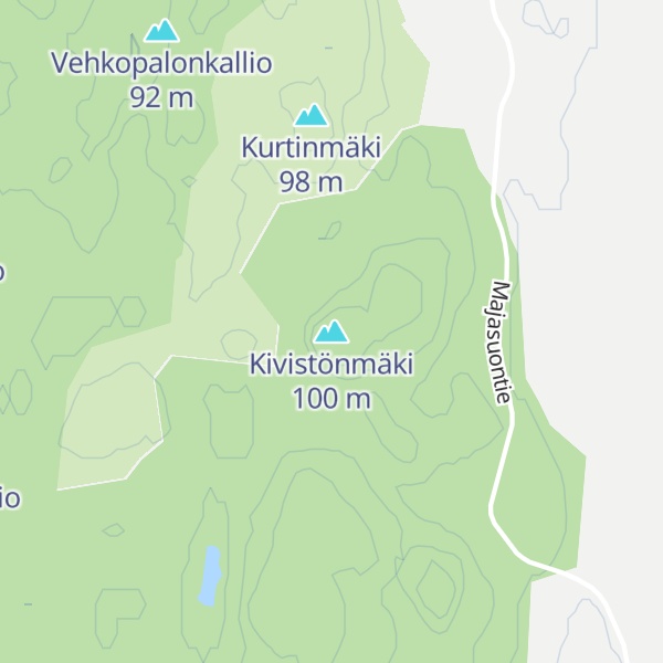 Map of Kivistönmäki