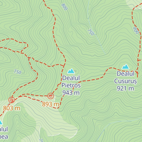 Map of Dealul Pietros