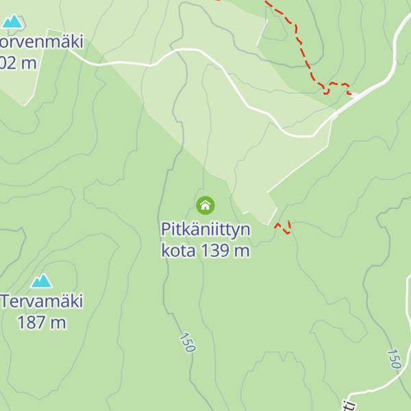 Map of Pitkäniittyn kota