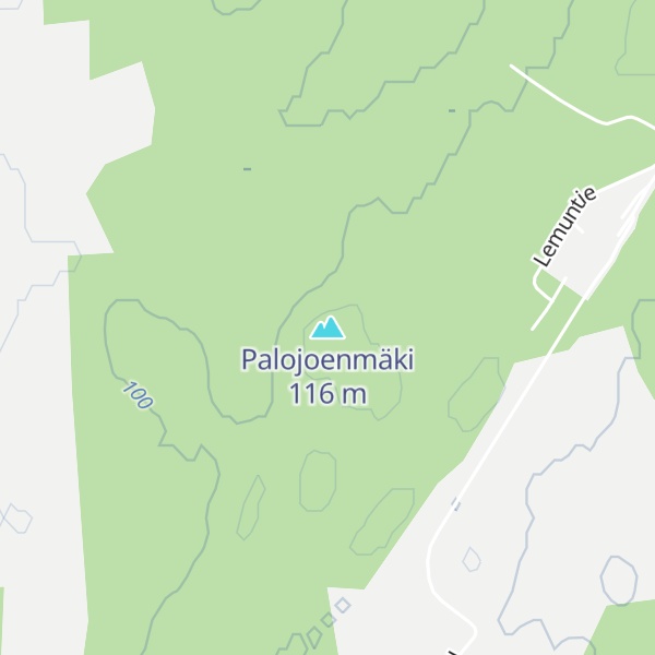 Map of Palojoenmäki
