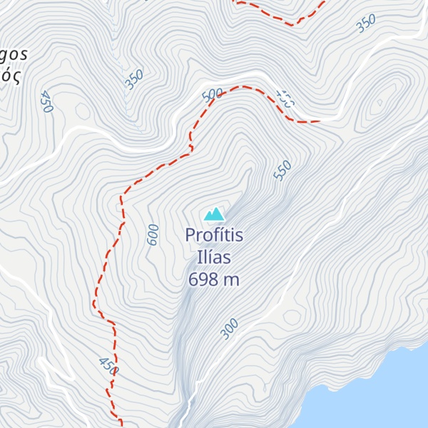 Map of Profítis Ilías