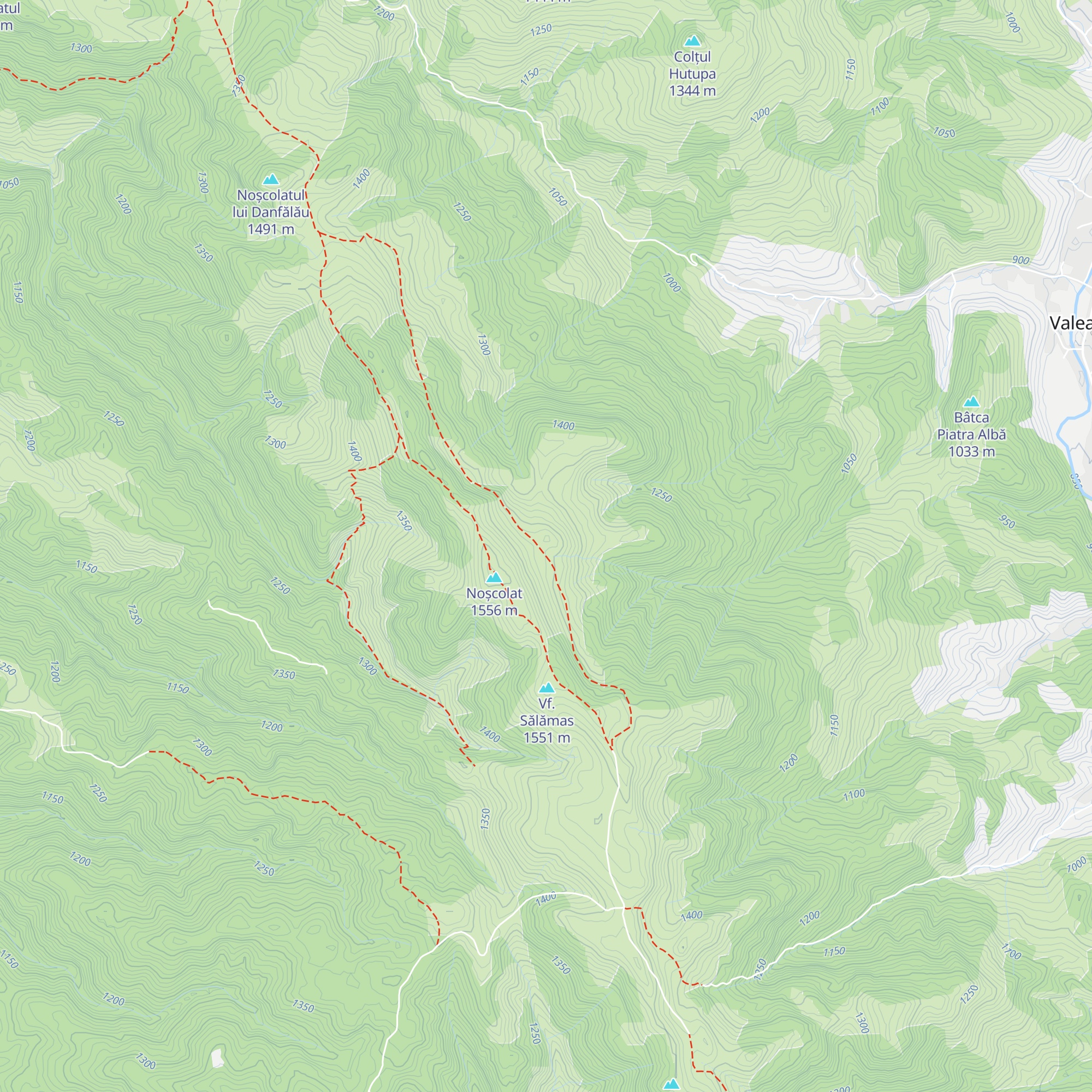 Refugiul Noșcolat map