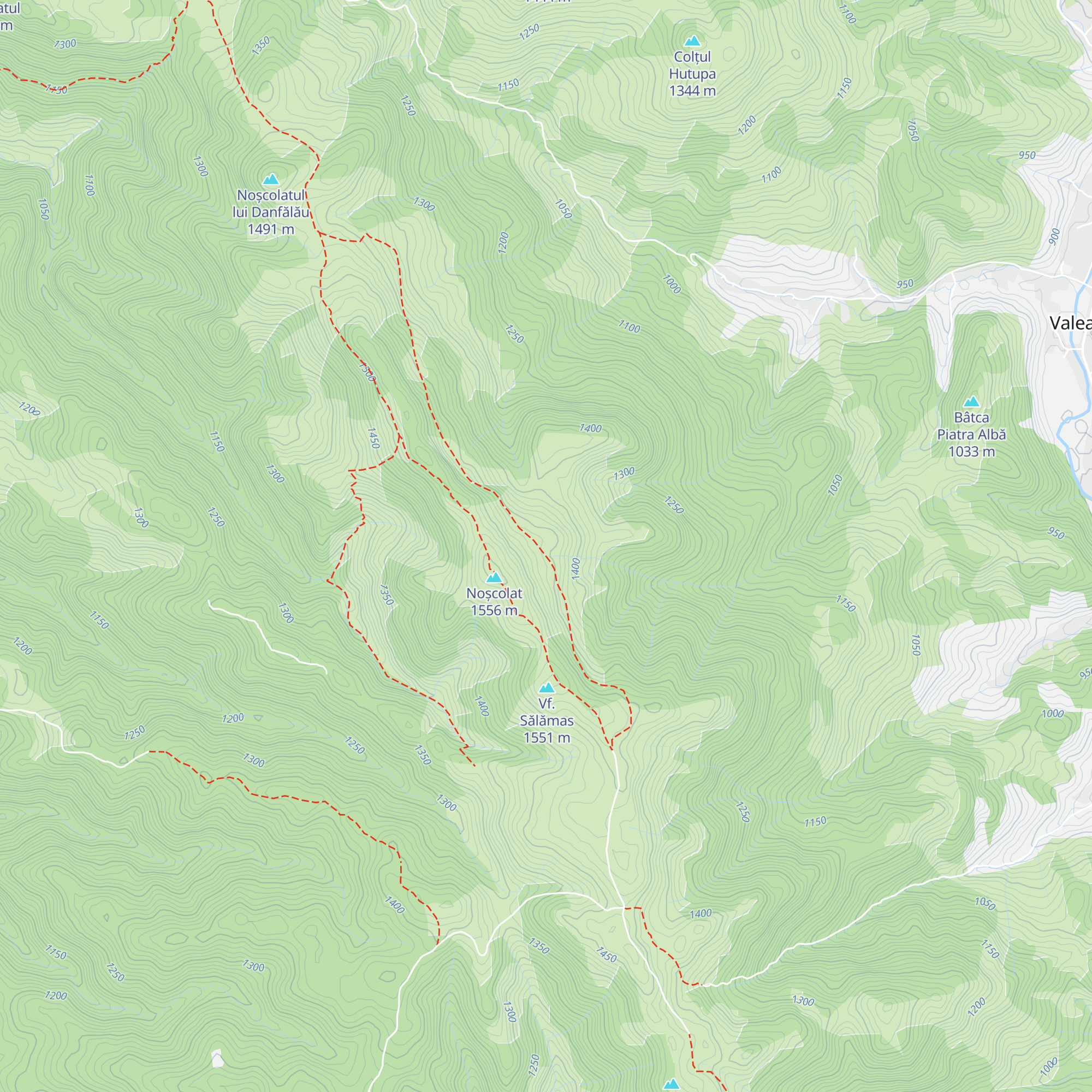Refugiul Noșcolat map