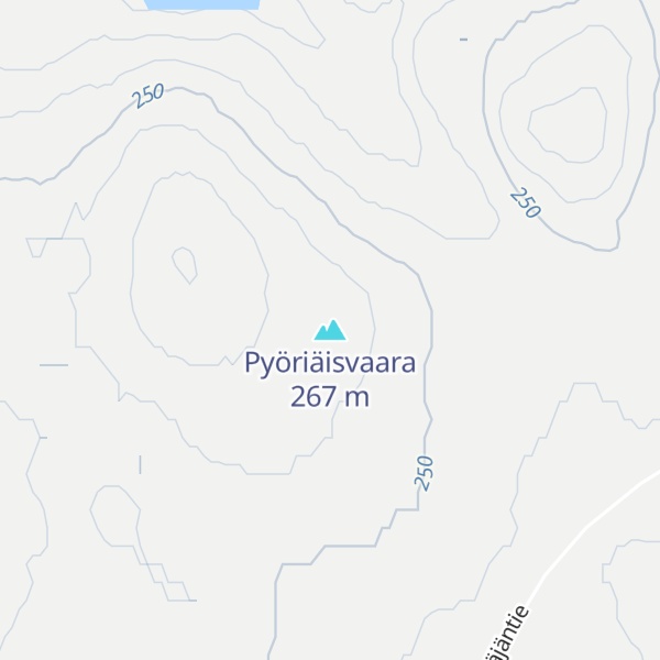 Map of Pyöriäisvaara