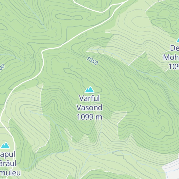 Map of Varful Vasond