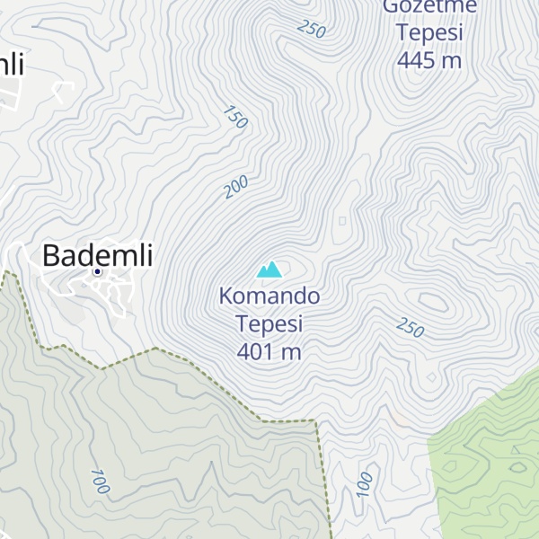 Map of Komando Tepesi