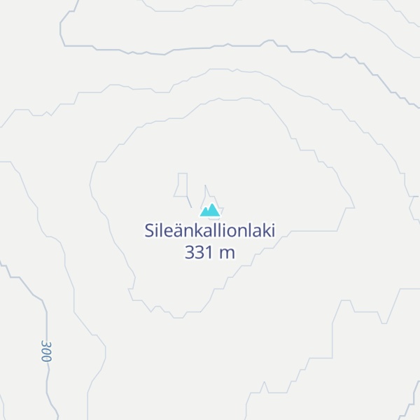 Map of Sileänkallionlaki