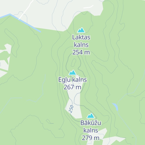 Map of Egļu kalns