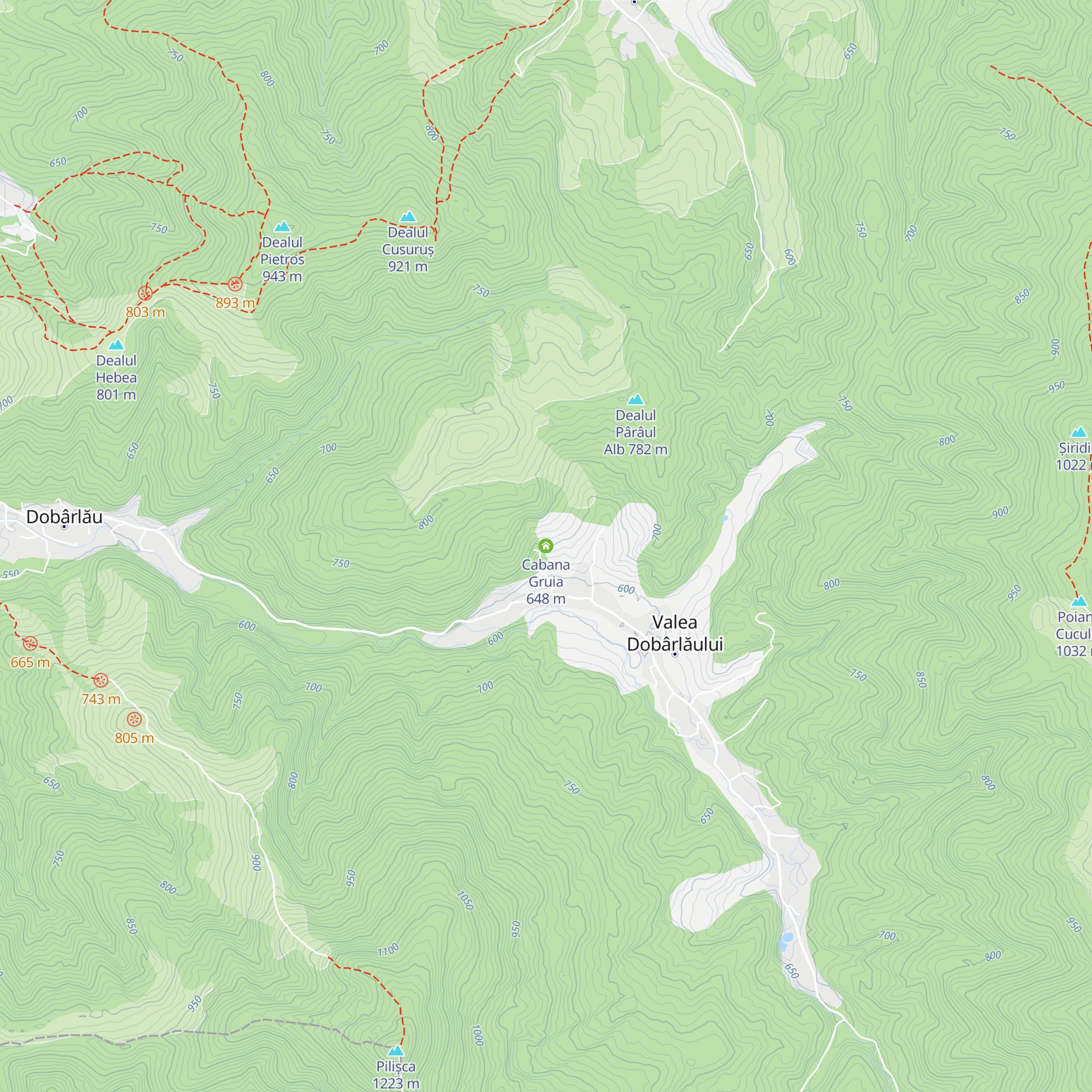 Cabana Gruia map