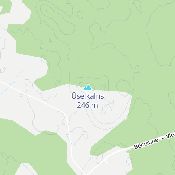 Map of Ūseļkalns