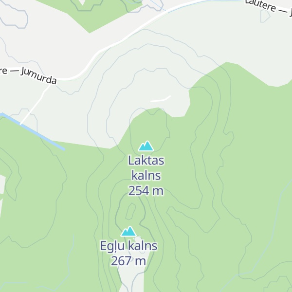 Map of Laktas kalns