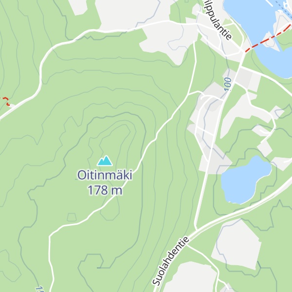 Map of Oitinmäen kota