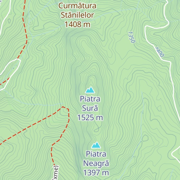 Map of Piatra Sură
