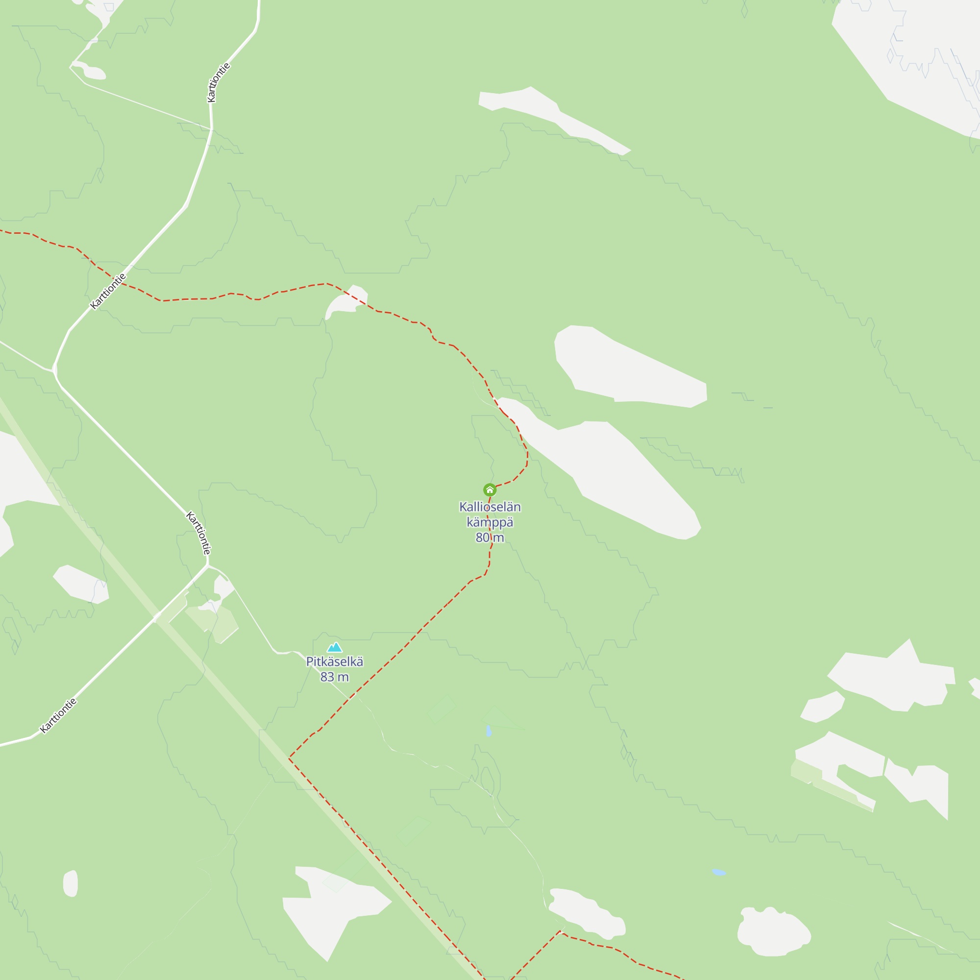 Kallioselän kämppä map