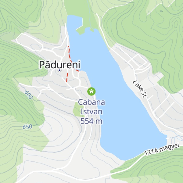 Map of Cabana Istvan