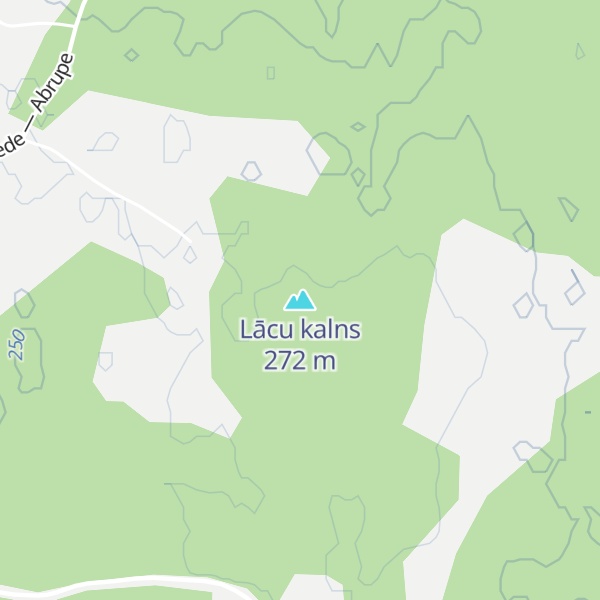 Map of Lācu kalns