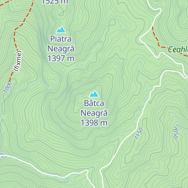 Map of Bâtca Neagră