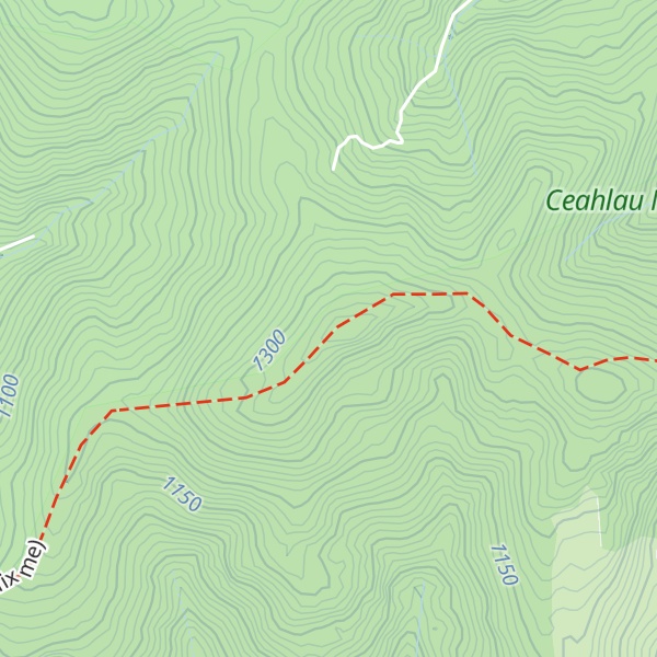 Map of Vărful Verde
